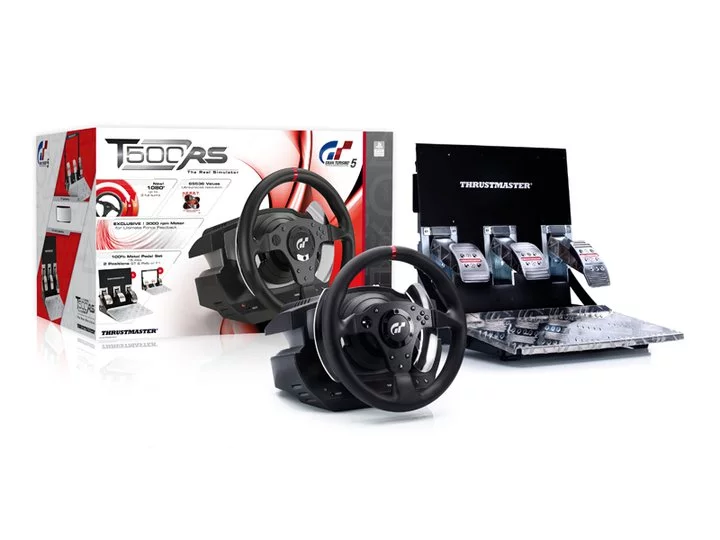 Thrustmaster T500 RS(GRAN TURISMO6 VERS… Thrustmaster's T500 RS is the new flagship steering wheel